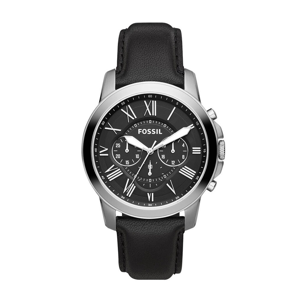 Montre Fossil Grant Noir - Montres Homme | Histoire d’Or