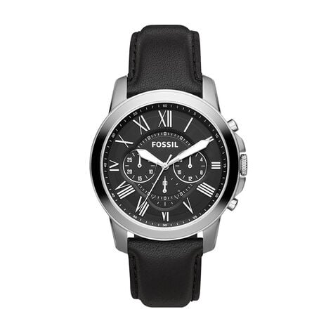 Montre Fossil Grant Noir - Montres Homme | Histoire d’Or