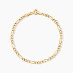 Bracelet Esma Argent Dor&eacute; A L'Or 750/1000 - Bijoux sans pierre Femme | Histoire d&rsquo;Or