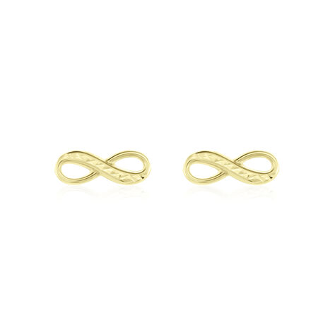 Boucles D'oreilles Puces Ferrera Or Jaune - Clous d'oreilles Femme | Histoire d’Or