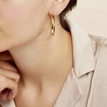 Cr&eacute;oles Amael Acier Jaune - Boucles d'oreilles cr&eacute;oles Femme | Histoire d&rsquo;Or