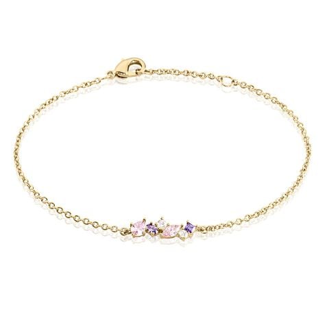 Bracelet Plaqué Or Eliina Oxyde De Zirconium - Bracelets Femme | Histoire d’Or