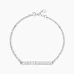 Bracelet Melineeargent Blanc Oxyde De Zirconium - Bracelets Femme | Histoire d&rsquo;Or