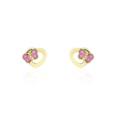 Boucles D'oreilles Puces Or Jaune Myrthale - Clous d'oreilles Enfant | Histoire d’Or
