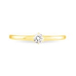 Bague Solitaire Natalia Or Jaune Diamant - Bagues solitaires Femme | Histoire d&rsquo;Or