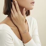 Bracelet Rajah Plaqu&eacute; Or Jaune Oxyde De Zirconium - Bracelets Femme | Histoire d&rsquo;Or