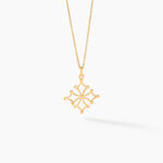 Pendentif Dajo Croix Occitane Or Jaune - Pendentifs Famille | Histoire d&rsquo;Or