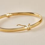 Bracelet Jonc Cynthia Fil Plat Lisse Or Jaune - Bracelets joncs Femme | Histoire d&rsquo;Or