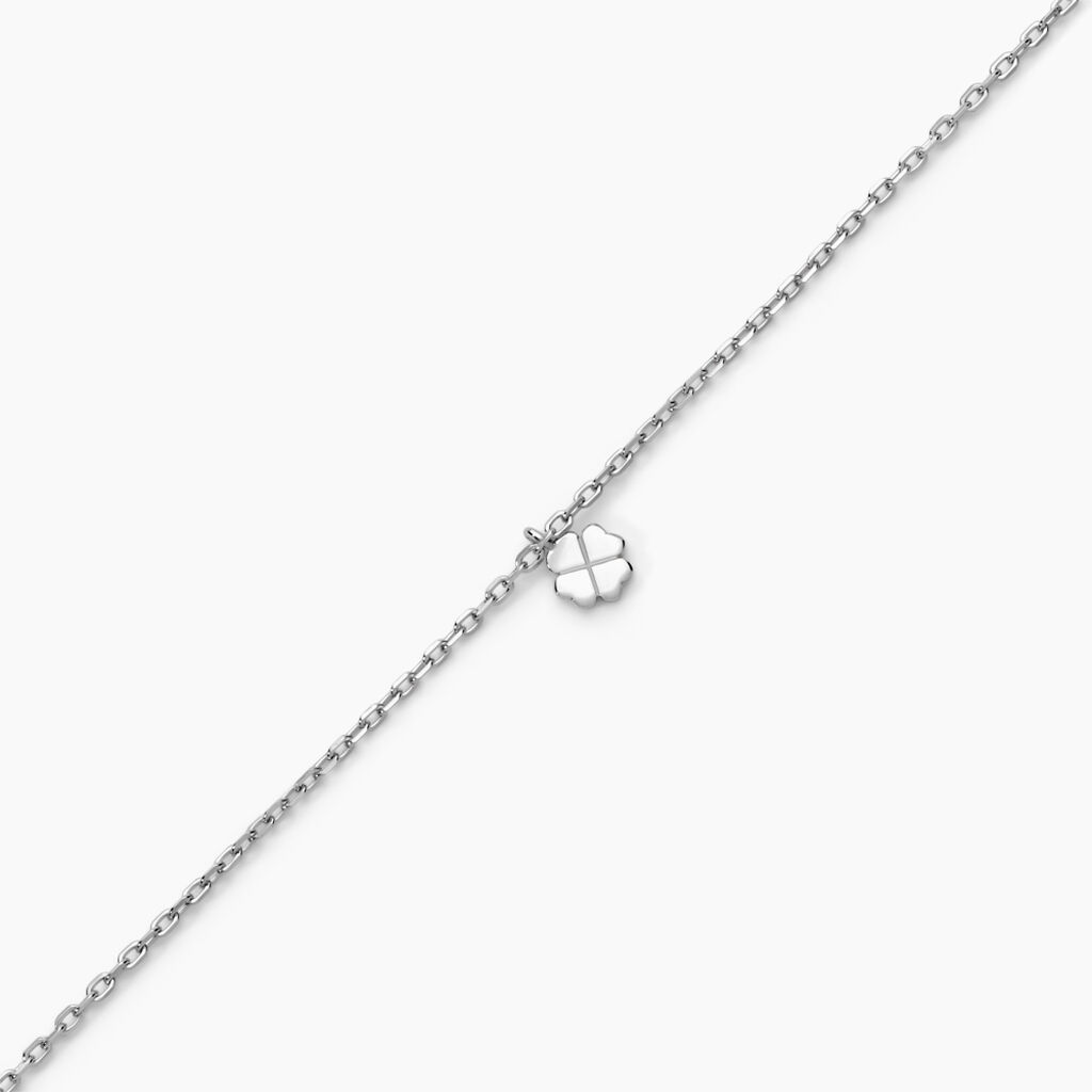 Bracelet Mayane Argent Blanc - Bijoux sans pierre Femme | Histoire d&rsquo;Or