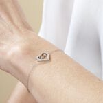 Bracelet Elansa Argent Blanc Oxyde De Zirconium - Bracelets Femme | Histoire d&rsquo;Or