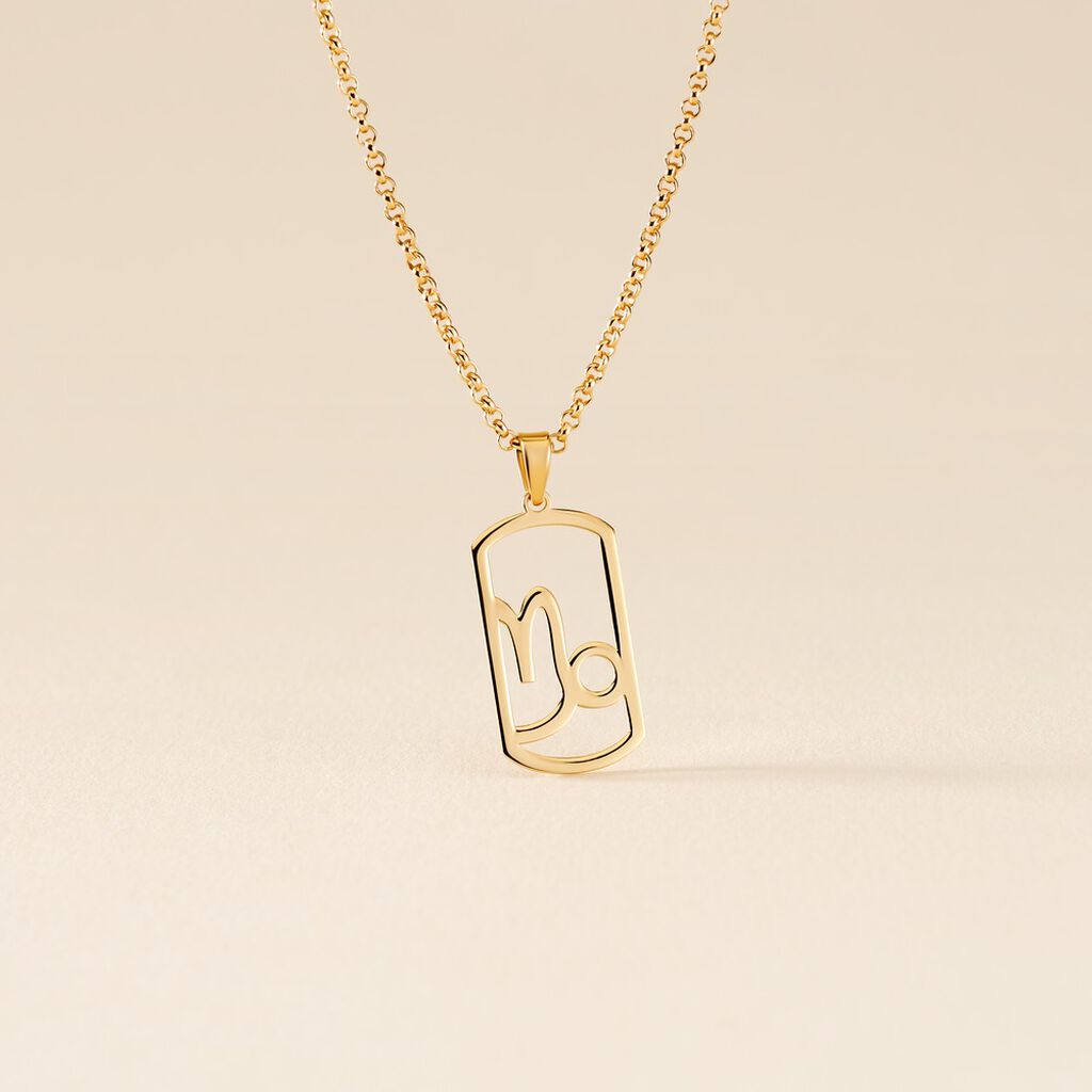 Collier Plaqué Or Prospero - Colliers Zodiaque Homme | Histoire d’Or