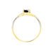 Bague Candice Or Jaune Saphir - Bagues solitaires Femme | Histoire d’Or