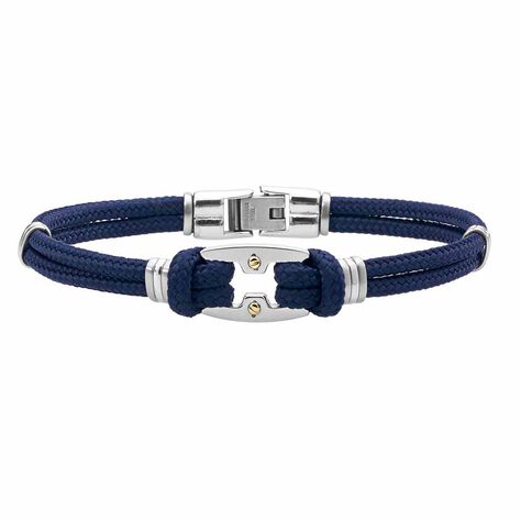 Bracelet Leane Acier Bicolore - Bracelets cordon Homme | Histoire d’Or