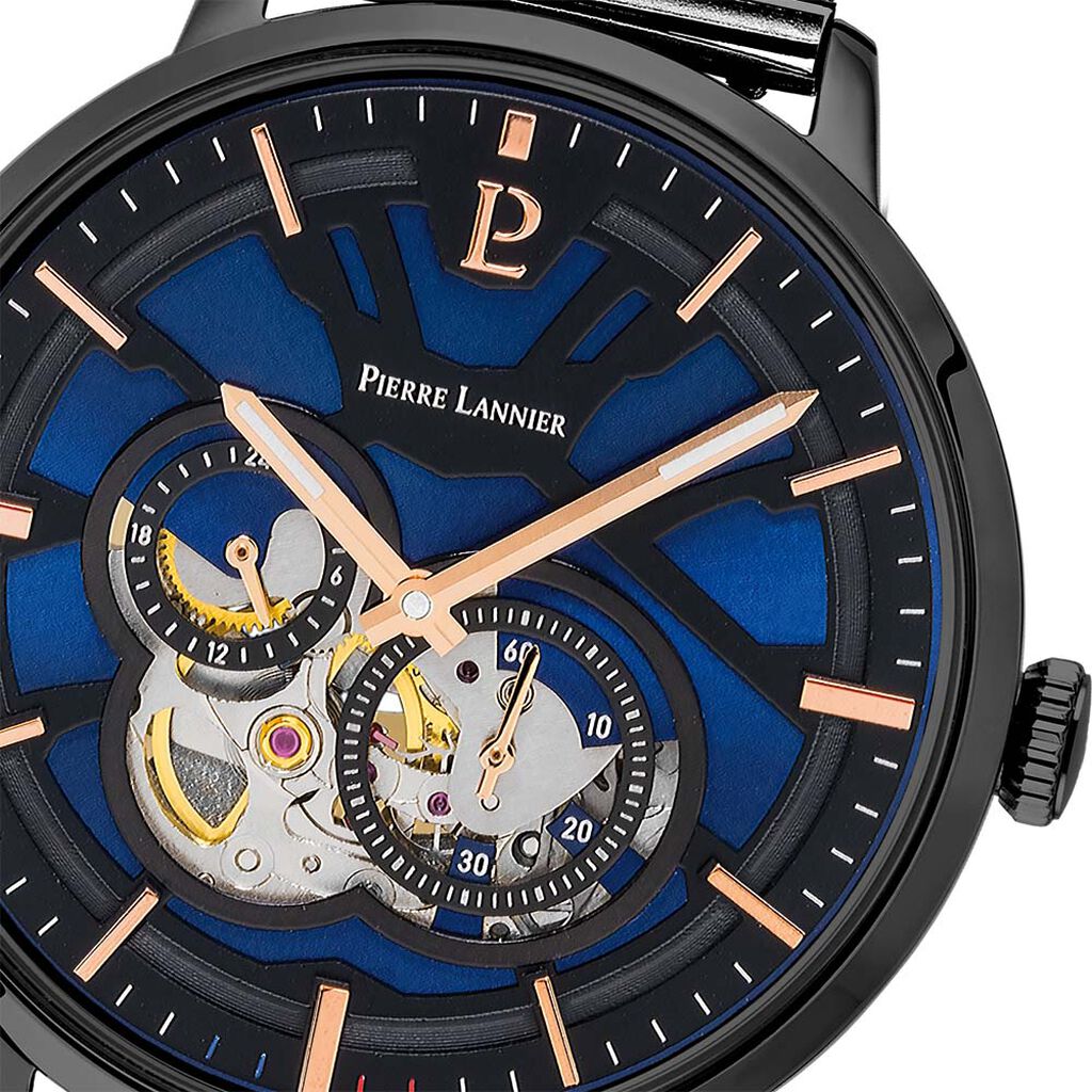 Montre Pierre Lannier Trio Noir - Montres Homme | Histoire d’Or