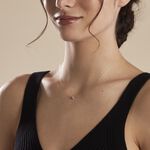 Collier Nylon Argent Blanc Oxyde - Colliers fantaisie Femme | Histoire d&rsquo;Or