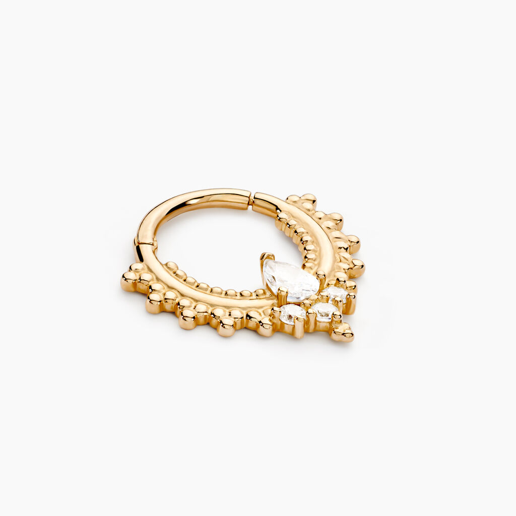 Piercing Ailbhe Or Jaune Oxyde De Zirconium - Bijoux Femme | Histoire d’Or