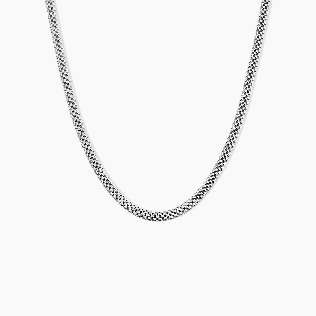 Collier Christine Argent Blanc - Chaines Femme | Histoire d&rsquo;Or