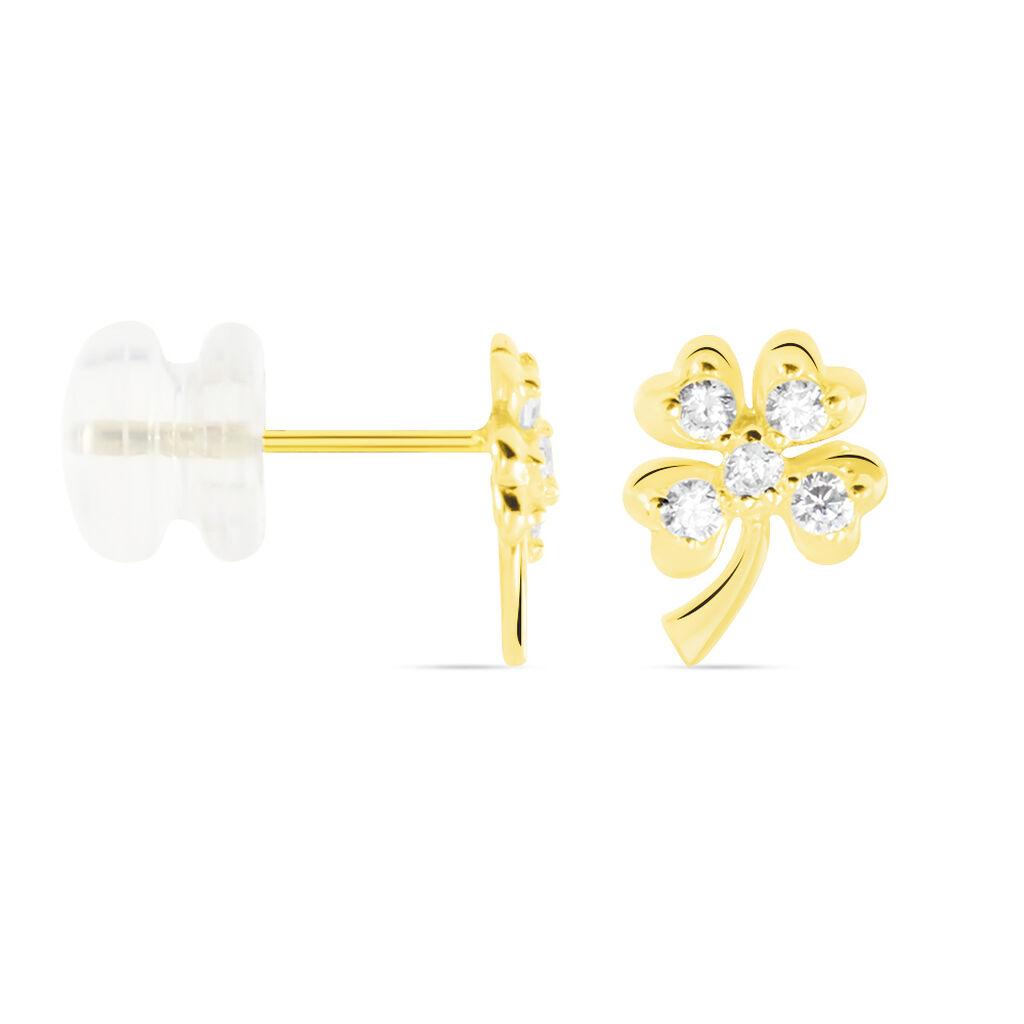 Boucles D'oreilles Or Jaune Verdiane Oxydes - Boucles d'oreilles pendantes Femme | Histoire d’Or
