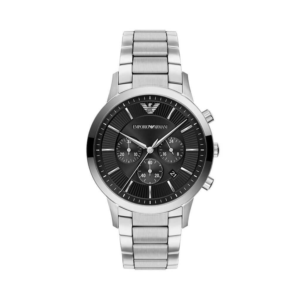 Montre Emporio Armani Noir - Montres Homme | Histoire d&rsquo;Or