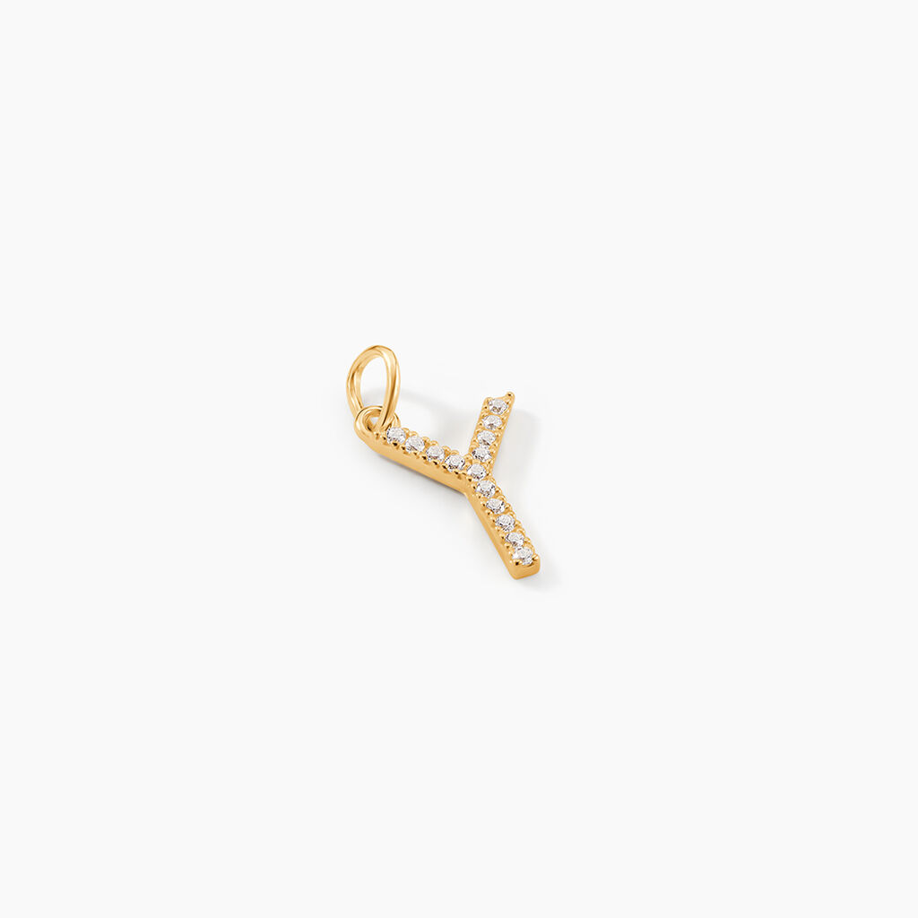 Pendentif Lettre Y Or Jaune Oxyde - Pendentifs Famille | Histoire d&rsquo;Or
