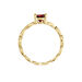 Bague Kurt Plaqué Or Jaune Oxyde De Zirconium - Bagues solitaires Femme | Histoire d’Or