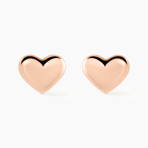Boucles D'oreilles Puces Lison Or Rose - Clous d'oreilles Enfant | Histoire d’Or