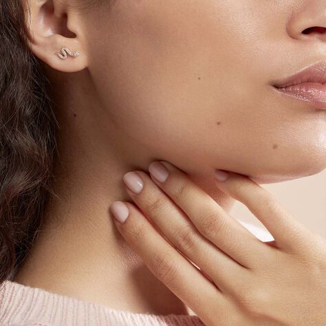 Boucles D'oreilles Pendantes Dorilis Or Jaune Oxyde De Zirconium - Boucles d'oreilles pendantes Femme | Histoire d’Or