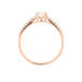 Bague Solitaire Manon Or Rose Oxyde De Zirconium - Bagues solitaires Femme | Histoire d’Or