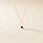 Pendentif Helidie Coccinelle Lettre Or Jaune - Pendentifs Enfant | Histoire d&rsquo;Or