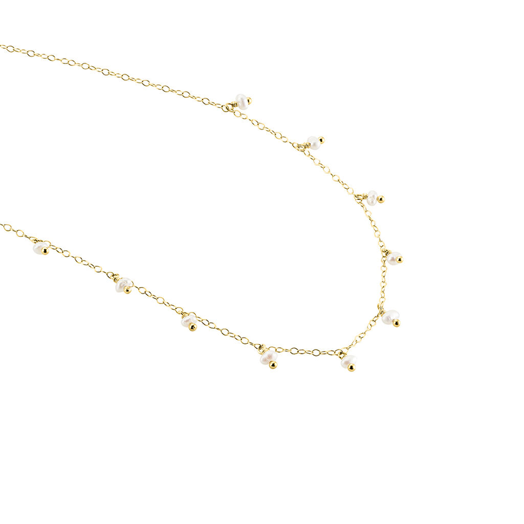 Collier Jazmin Or Jaune Perle De Culture - Colliers Femme | Histoire d’Or