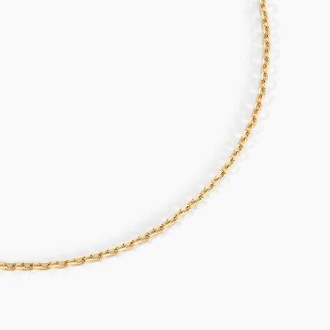 Chaîne Igoa Maille Forçat Diamantee Or Jaune - Chaines Femme | Histoire d’Or
