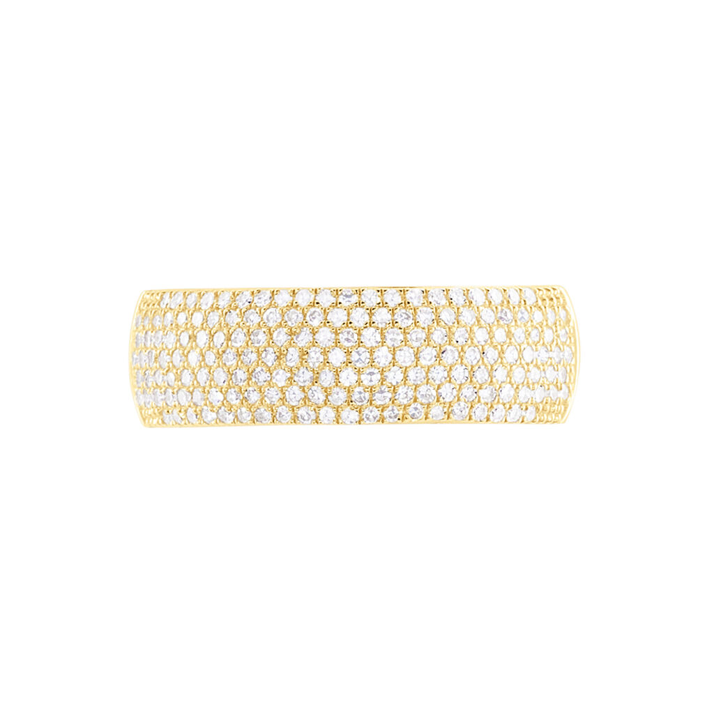 Bague Charlotte Or Jaune Diamant - Bagues avec pierre Femme | Histoire d’Or