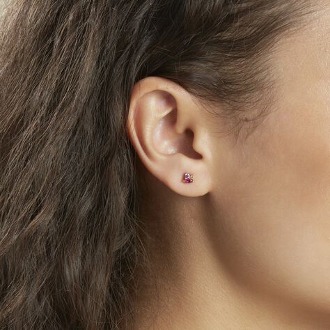 Boucle D'oreille Puce Unitaire Plaqué Or Jaune Juhana Oxydes - Boucles d'oreilles fantaisie Femme | Histoire d’Or