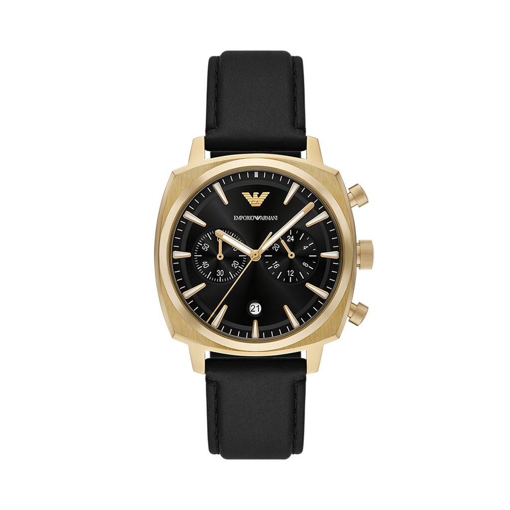 Montre Emporio Armani Noir - Montres Homme | Histoire d&rsquo;Or