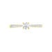 Bague Solitaire Hemera Or Jaune Diamant - Bagues solitaires Femme | Histoire d’Or