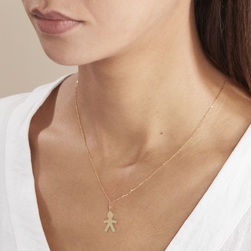 Pendentif Estrellita Garcon Or Jaune - Pendentifs Famille | Histoire d’Or