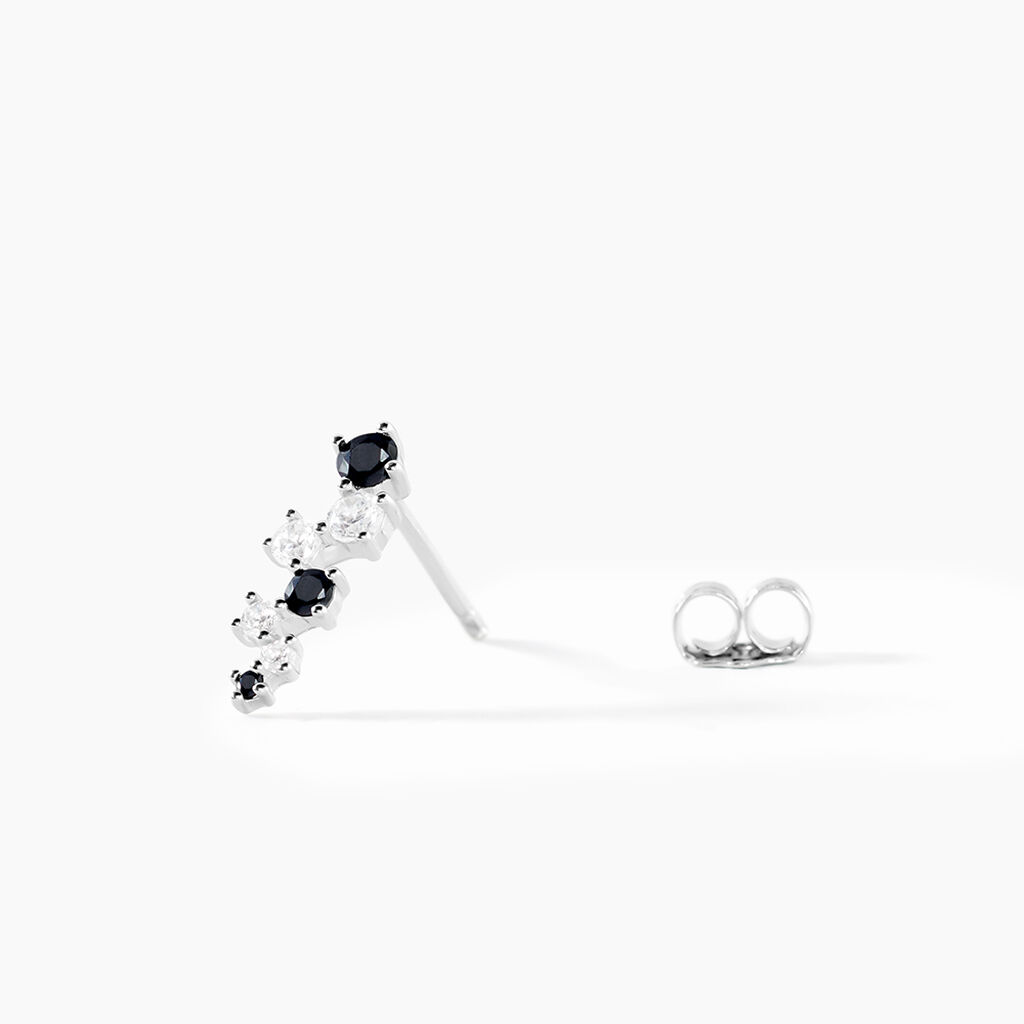 Boucles D'oreilles Pendantes Gaya Argent Blanc Oxyde De Zirconium - Boucles d'oreilles fantaisie Femme | Histoire d&rsquo;Or
