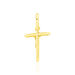 Pendentif Damian Croix Or Bicolore - Pendentifs Baptême Famille | Histoire d’Or