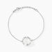 Bracelet Lua Argent Blanc Oxyde De Zirconium Perle De Culture - Bracelets Femme | Histoire d’Or