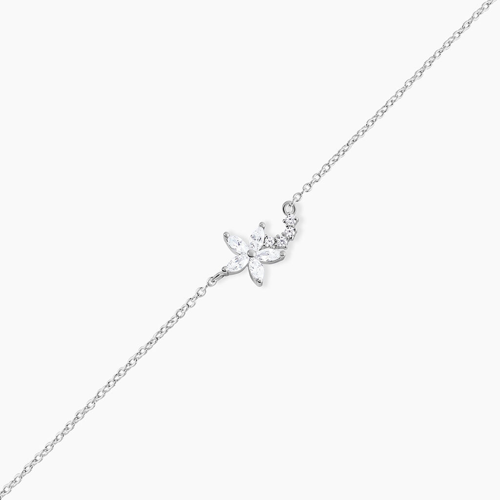 Bracelet Argent Florencio Oxydes De Zirconium - Bracelets Femme | Histoire d&rsquo;Or