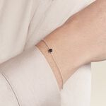 Bracelet Lylwenn Argent Blanc Oxyde De Zirconium Noir - Bracelets Femme | Histoire d&rsquo;Or