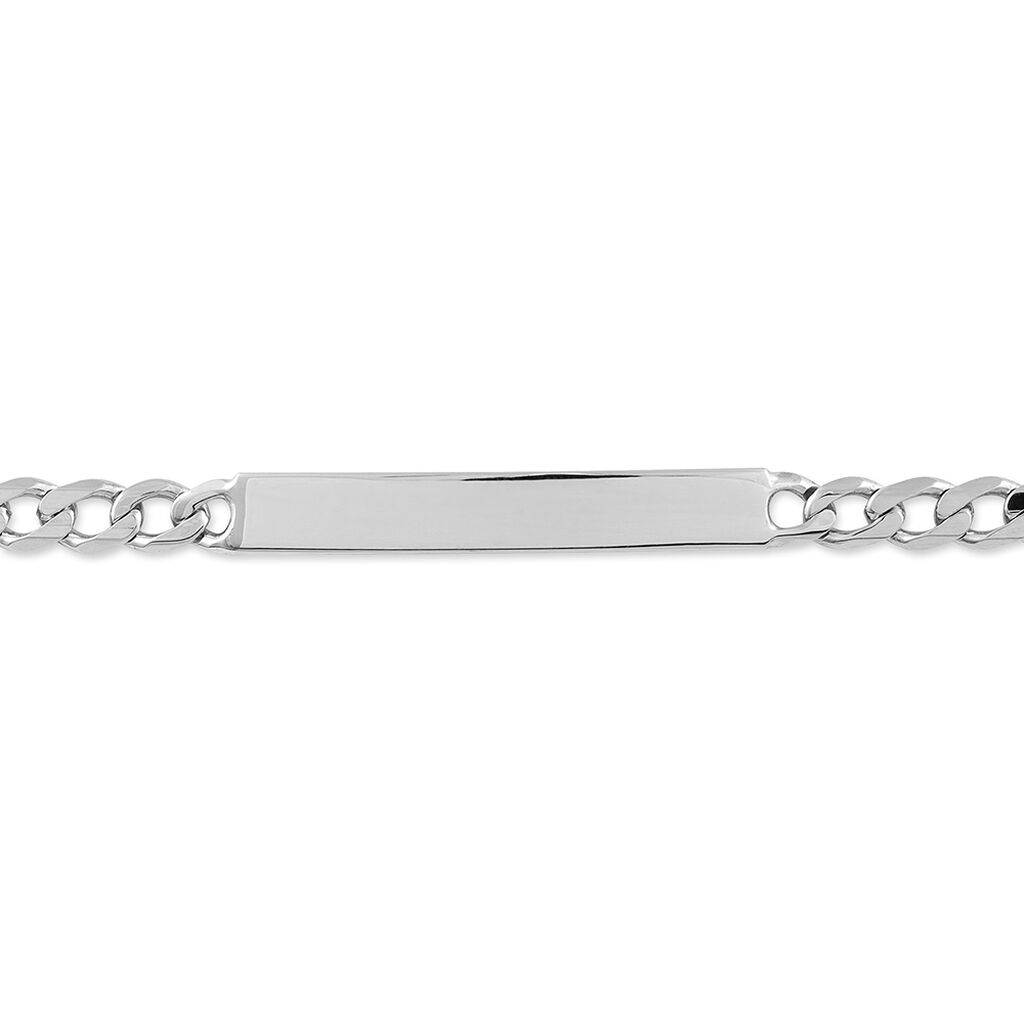 Bracelet Identit&eacute; Casper Argent Blanc - F&ecirc;te des m&egrave;res Femme | Histoire d&rsquo;Or