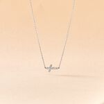 Collier Like A Virgin Or Blanc Oxyde De Zirconium - Colliers Femme | Histoire d&rsquo;Or