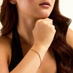 Bracelet Nelli Acier Jaune - Bracelets cordon Femme | Histoire d&rsquo;Or