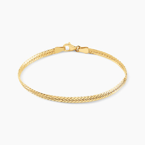 Bracelet Izel Maille Anglaise Or Jaune - Bracelets cha&icirc;ne Femme | Histoire d&rsquo;Or