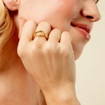 Bague Origin Acier Jaune - Bagues fantaisie Femme | Histoire d&rsquo;Or