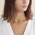 Collier Solitaire Argent Blanc Rio Santa Teresa Oxyde De Zirconium - Colliers fantaisie Femme | Histoire d&rsquo;Or