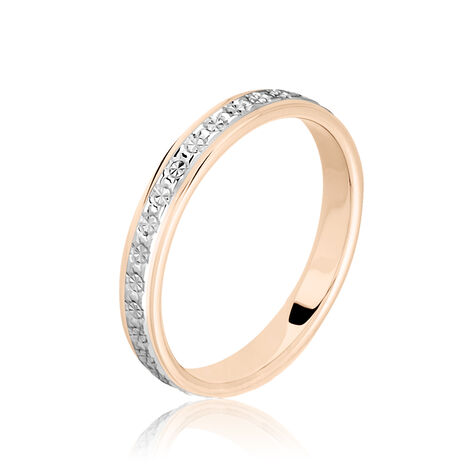 Alliance Heldea Ruban Plat Or Bicolore - Alliances Unisex | Histoire d&rsquo;Or
