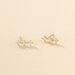 Boucles D'oreilles Puces Lorens Or Jaune Oxyde De Zirconium - Clous d'oreilles Femme | Histoire d’Or