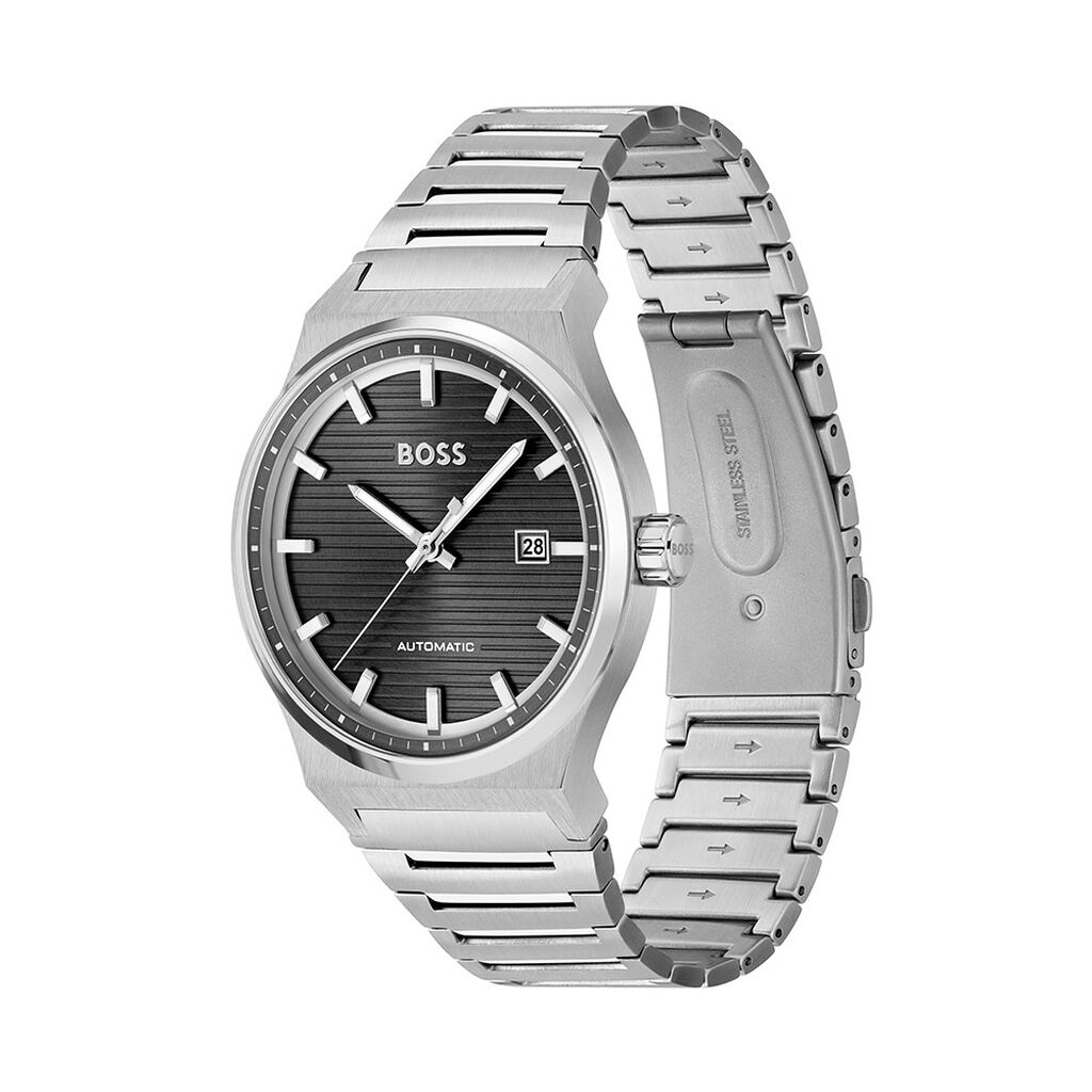 Montre Boss Candor Auto Noir - Montres Unisex | Histoire d’Or